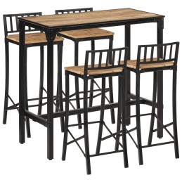 5-tlg. Bar-Set Raues...