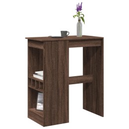 Bartisch mit Regal Braun...