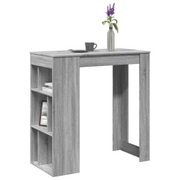 Bartisch mit Regal Grau...