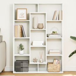 Bücherregal Weiß 102x29x143...