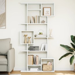 Bücherregal Weiß 92x29x188...