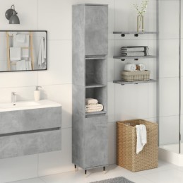 Badschrank Betongrau...