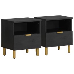 Nachttisch Schwarz 40x33x46...