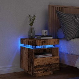 Nachttisch mit LED-Leuchten...