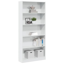 Bücherregal Hochglanz-Weiß...