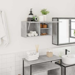 Bad-Wandschrank Betongrau...