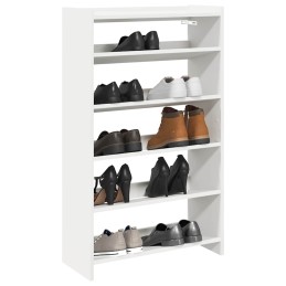 Schuhregal Weiß 60x25x100...