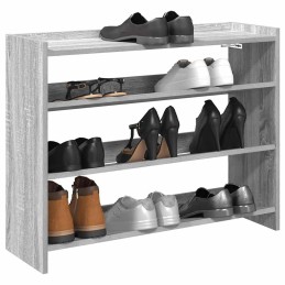 Schuhregal Grau Sonoma...