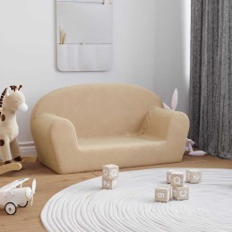 Kindersofa 2-Sitzer Creme...