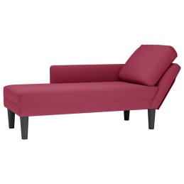 Chaiselongue mit Kissen und...