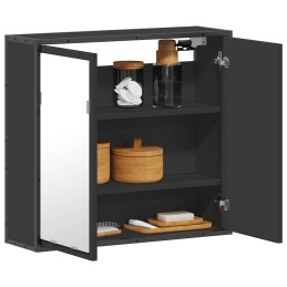 Spiegelschrank Schwarz...