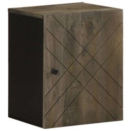 Bad-Wandschrank Schwarz...