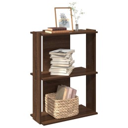 Bücherregal 3 Böden Braun...