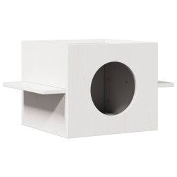 Katzenhaus Weiß 51x35x30 cm...