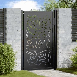 Gartentor Schwarz 105x155...