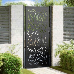 Gartentor Schwarz 105x205...