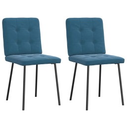 Esszimmerstühle 2 Stk. Blau...