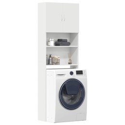 Waschmaschinenschrank Weiß...