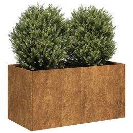 Pflanzkübel Rostig 80x40x40...