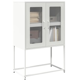 Highboard Weiß 68x39x107 cm...