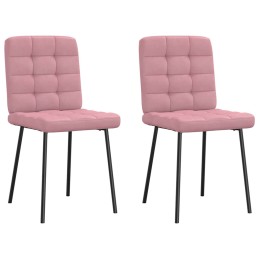 Esszimmerstühle 2 Stk. Rosa...