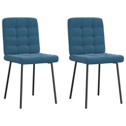 Esszimmerstühle 2 Stk. Blau...