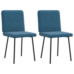 Esszimmerstühle 2 Stk. Blau...