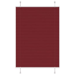 Plissee Bordeauxrot 85x100...