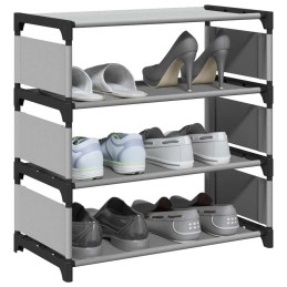 Schuhregal 4 Ebenen Grau...
