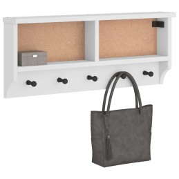 Wandgarderobe SANDNES Weiß...