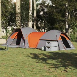Campingzelt 5 Personen Grau...