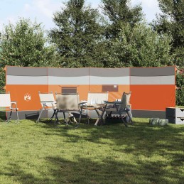 Camping-Windschutz Grau und...