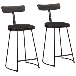 Barhocker 2 Stk. Schwarz...