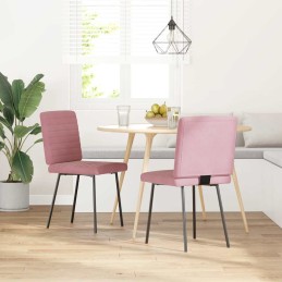 Esszimmerstühle 2 Stk. Rosa...