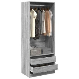 Kleiderschrank Grau Sonoma...