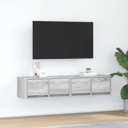 TV-Schränke 2 Stk. Grau...