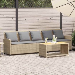 Gartensofa 5-Sitzer mit...
