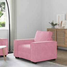 Sessel Rosa 60 cm Samt