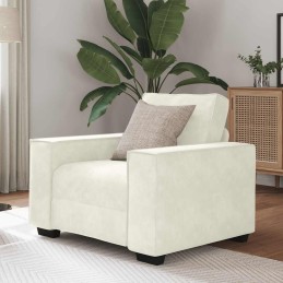 Sessel Creme 60 cm Samt