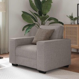 Sessel Taupe 60 cm Stoff