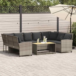 Gartensofa mit Kissen...