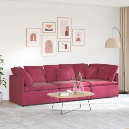 Modulares Sofa mit Kissen...