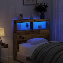 LED-Kopfteil mit Ablagen...