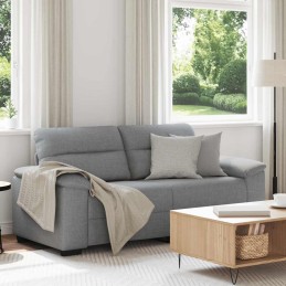 2-Sitzer-Sofa Hellgrau 140...