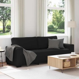 3-Sitzer-Sofa Schwarz 180...