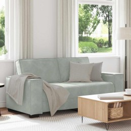 2-Sitzer-Sofa Hellgrau 140...