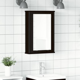 Bad-Spiegelschrank Schwarz...
