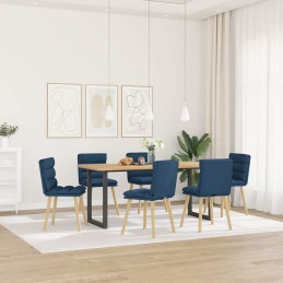 Esszimmerstühle 6 Stk. Blau...