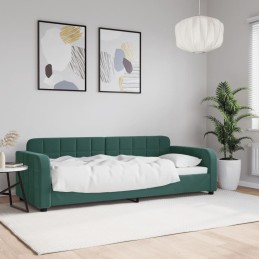 Tagesbett Dunkelgrün 80x200...
