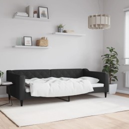 Tagesbett Schwarz 90x200 cm...